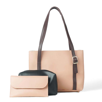 Prime Ample Bag Set of 3 peach